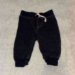 (3 for $10) carters 3-6 month black joggers